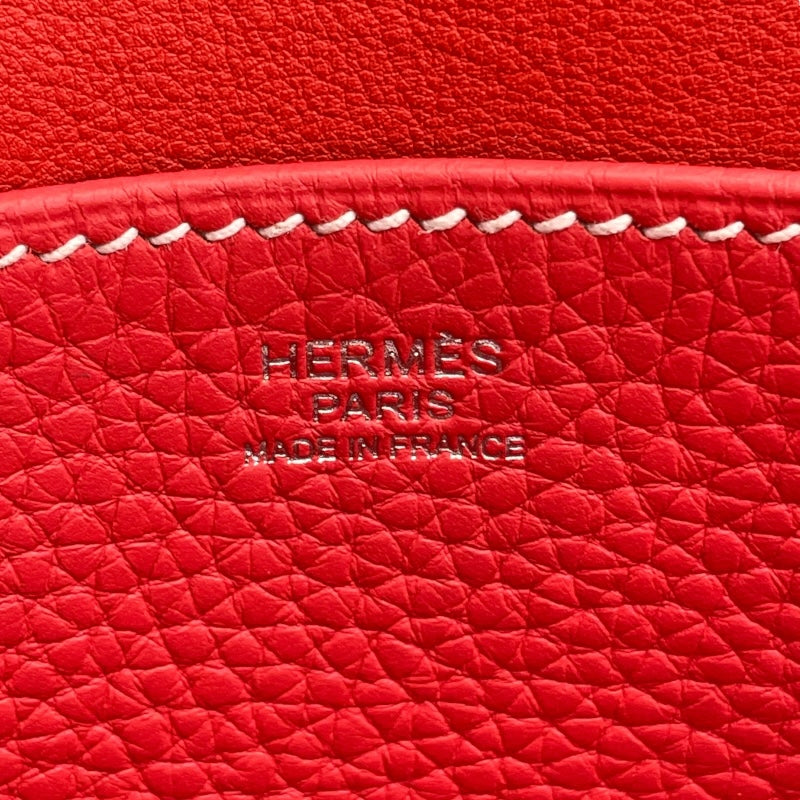 エルメス HERMES アルザン31 ヴェルソ C刻 ローズ・ジャイプール・カプシーヌ SV金具 トリヨン レディース ハンドバッグ