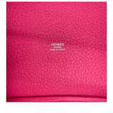 エルメス HERMES ピコタンロックPM U刻印 ローズショッキング シルバー金具 トリヨン レディース ハンドバッグ