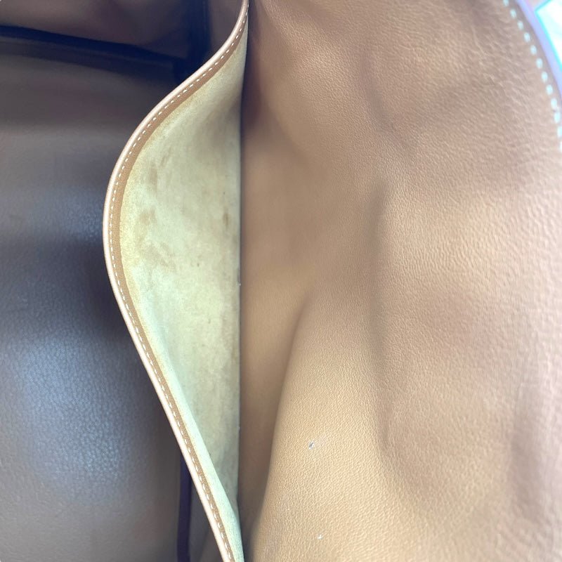 エルメス HERMES オータクロア32 □D刻印 ナチュラル GD金具 クシュベル レディース ハンドバッグ