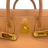 エルメス HERMES オータクロア32 □D刻印 ナチュラル GD金具 クシュベル レディース ハンドバッグ