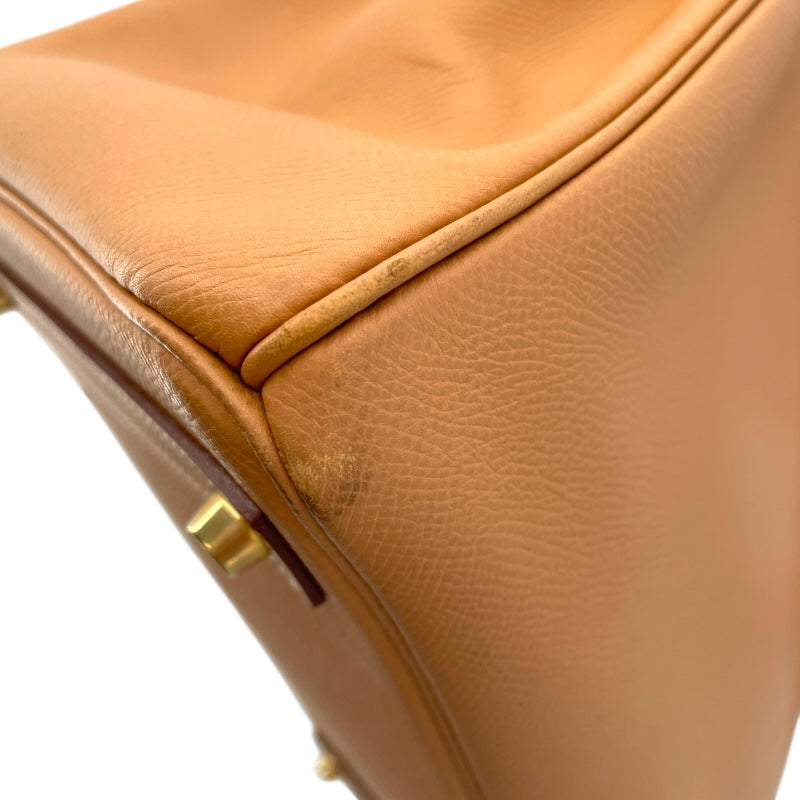 エルメス HERMES オータクロア32 □D刻印 ナチュラル GD金具 クシュベル レディース ハンドバッグ