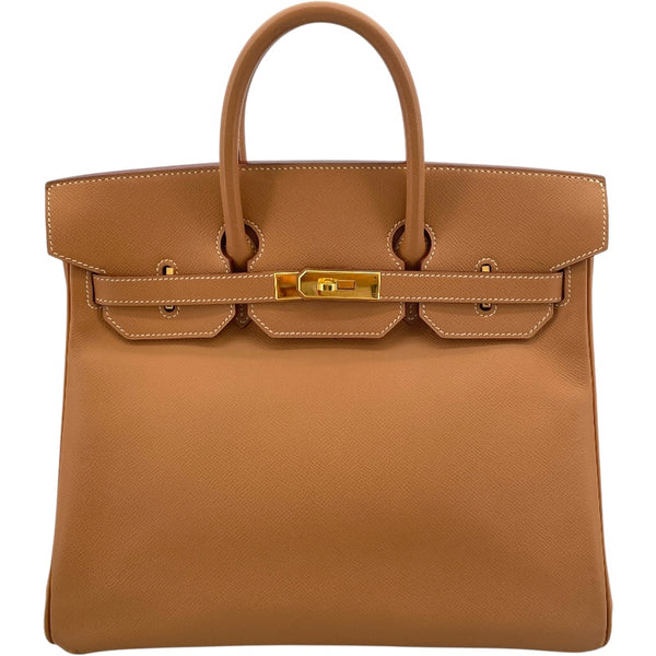 エルメス HERMES オータクロア32 □D刻印 ナチュラル GD金具 クシュベル レディース ハンドバッグ