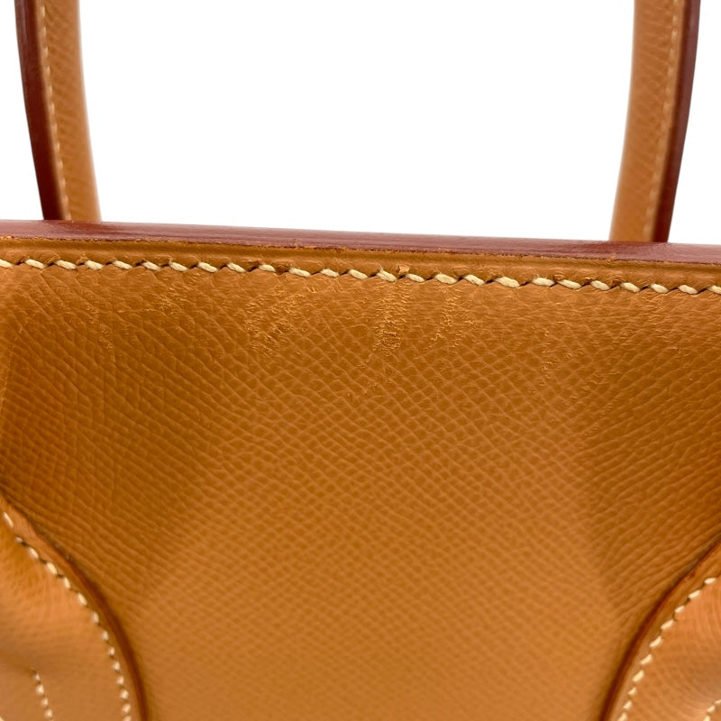 エルメス HERMES オータクロア32 □D刻印 ナチュラル GD金具 クシュベル レディース ハンドバッグ