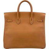 エルメス HERMES オータクロア32 □D刻印 ナチュラル GD金具 クシュベル レディース ハンドバッグ