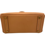 エルメス HERMES オータクロア32 □D刻印 ナチュラル GD金具 クシュベル レディース ハンドバッグ