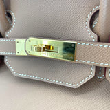 エルメス HERMES オータクロア32 □D刻印 ナチュラル GD金具 クシュベル レディース ハンドバッグ