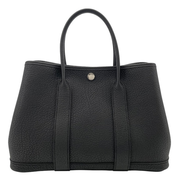 エルメス HERMES ガーデンパーティTPM B刻 ブラック SV金具 ネゴンダ　 レディース ハンドバッグ