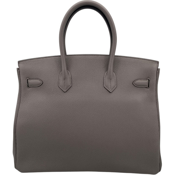 エルメス HERMES バーキン35 Y刻 エタン シルバー金具 トゴ レディース ハンドバッグ