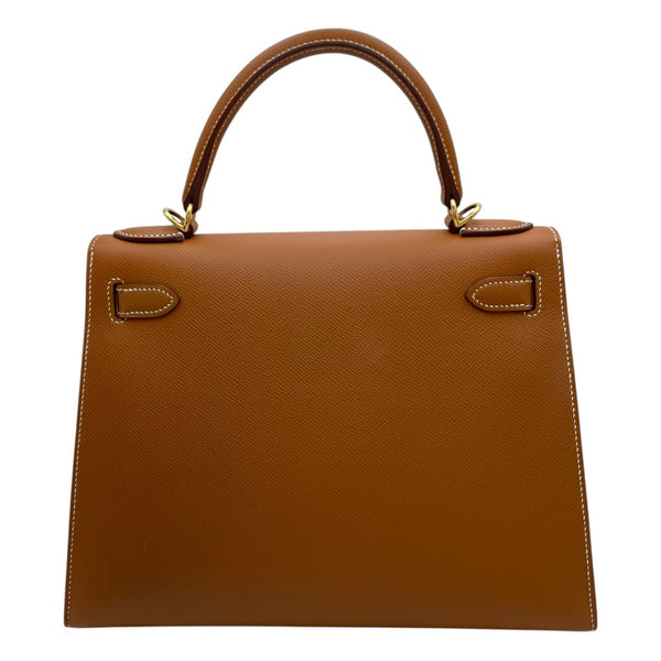 エルメス HERMES ケリー28 外縫い D刻 ゴールド GD金具 エプソン レディース ハンドバッグ