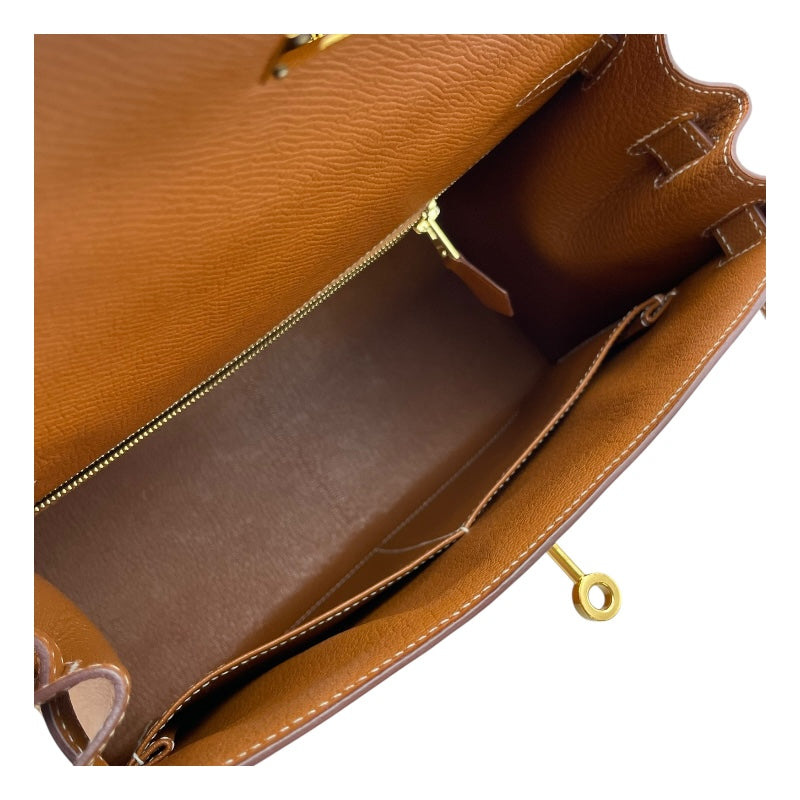 エルメス HERMES ケリー28 外縫い D刻 ゴールド GD金具 エプソン レディース ハンドバッグ