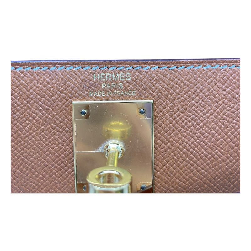 エルメス HERMES ケリー28 外縫い D刻 ゴールド GD金具 エプソン レディース ハンドバッグ