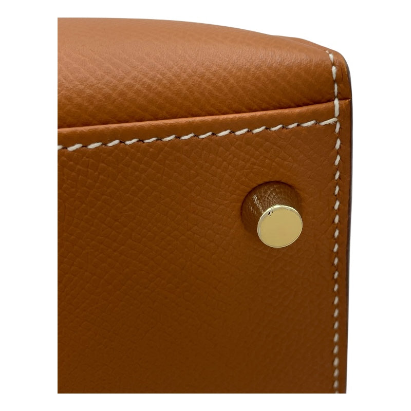 エルメス HERMES ケリー28 外縫い D刻 ゴールド GD金具 エプソン レディース ハンドバッグ