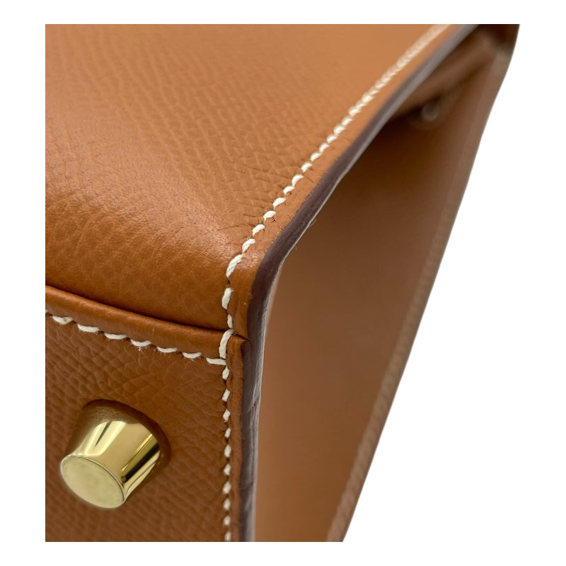 エルメス HERMES ケリー28 外縫い D刻 ゴールド GD金具 エプソン レディース ハンドバッグ