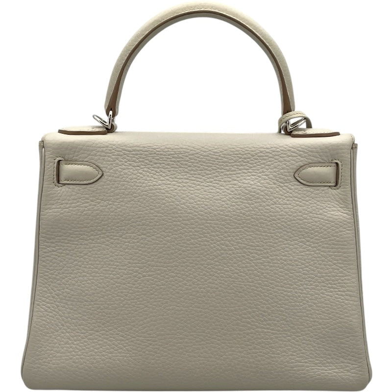 エルメス HERMES ケリー28 内縫い □Q刻 グリペール SV金具 トリヨン レディース ショルダーバッグ