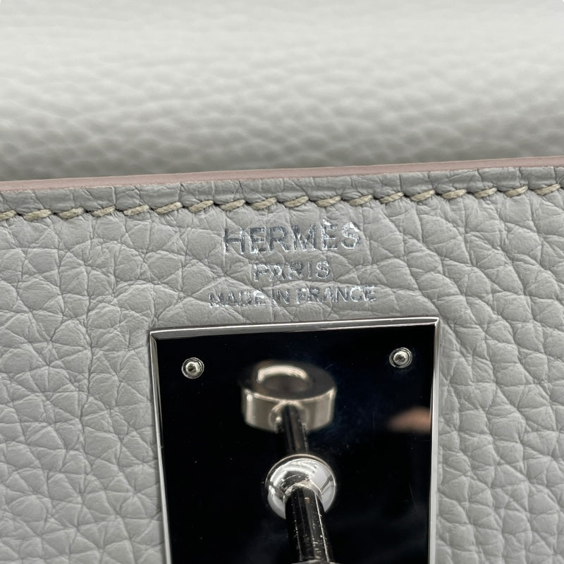 エルメス HERMES ケリー28 内縫い □Q刻 グリペール SV金具 トリヨン レディース ショルダーバッグ