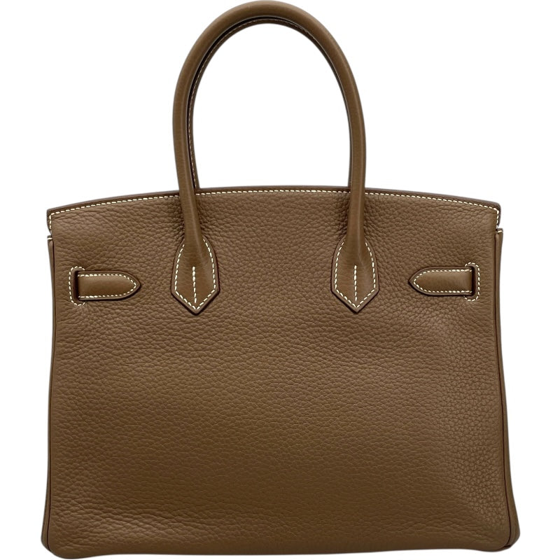 エルメス HERMES バーキン30 T刻 エトゥープ SV金具 トリヨン レディース ハンドバッグ
