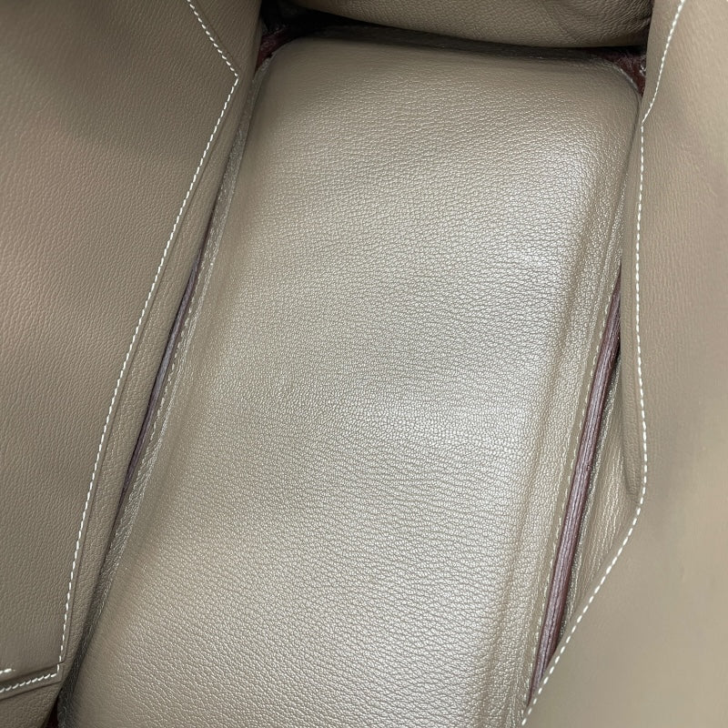 エルメス HERMES バーキン30 T刻 エトゥープ SV金具 トリヨン レディース ハンドバッグ