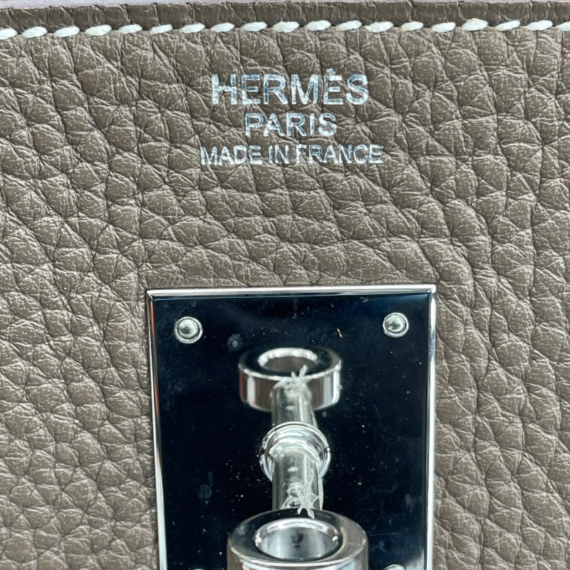 エルメス HERMES バーキン30 T刻 エトゥープ SV金具 トリヨン レディース ハンドバッグ