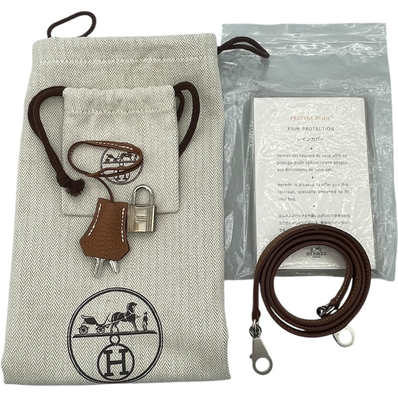 エルメス HERMES ケリー28 内縫い Z刻 ゴールド SV金具 トゴ レディース ショルダーバッグ