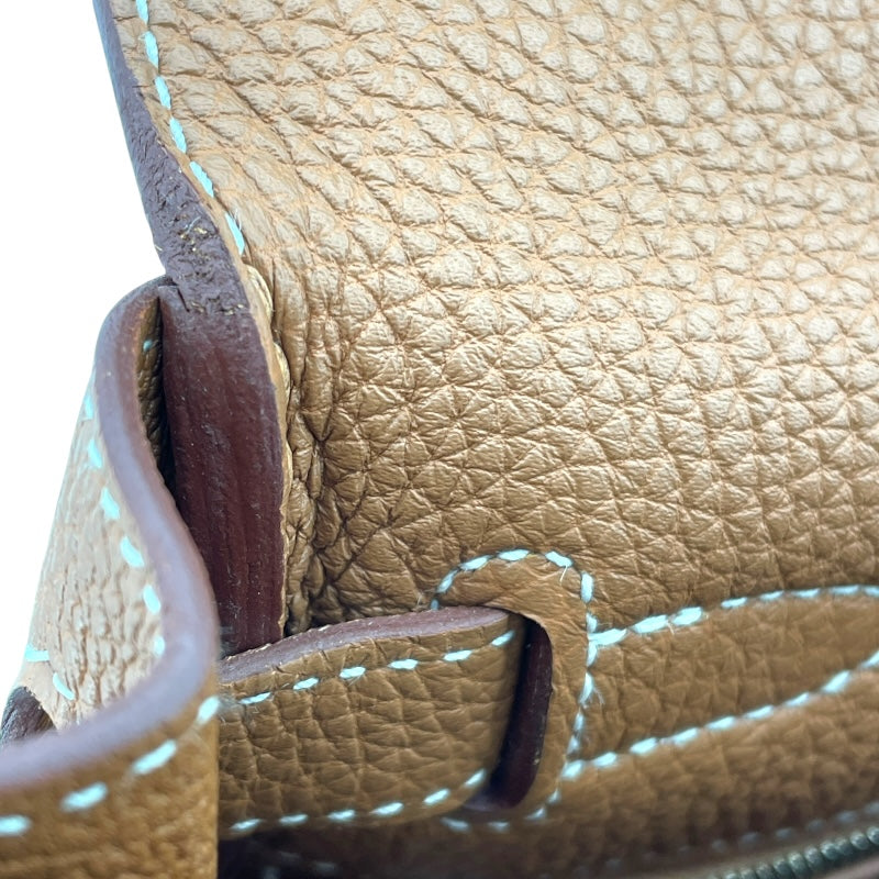 エルメス HERMES ケリー28 内縫い Z刻 ゴールド SV金具 トゴ レディース ショルダーバッグ