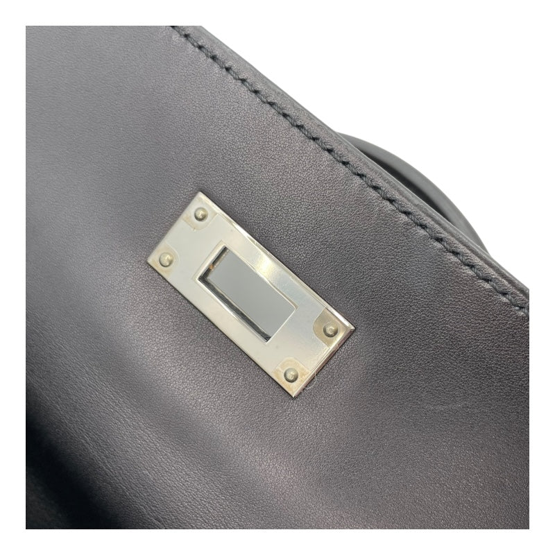 エルメス HERMES ケリー32 内縫い C刻 ブラック SV金具 ヴォー・ジョナサン レディース ショルダーバッグ