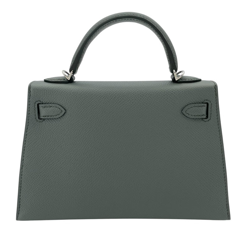 エルメス HERMES ミニケリー2 K刻 ヴェールアマンド SVxGD金具 エプソン レディース ショルダーバッグ