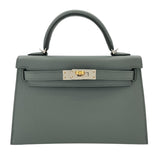 エルメス HERMES ミニケリー2 K刻 ヴェールアマンド SVxGD金具 エプソン レディース ショルダーバッグ
