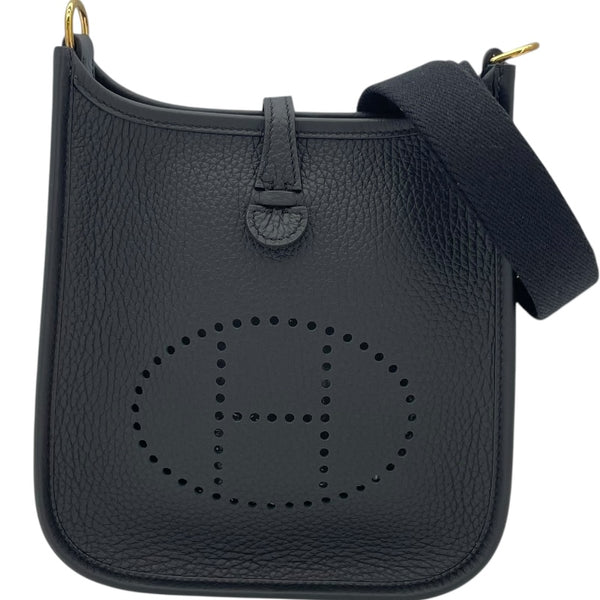 エルメス HERMES エヴリンTPM K刻 ブラック GD金具 トリヨンクレマンス レディース ショルダーバッグ
