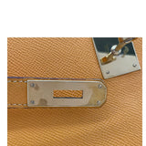 エルメス HERMES ケリー35 キャンディ □P刻 ジョーヌドール×マンゴー GD金具 エプソン レディース ハンドバッグ