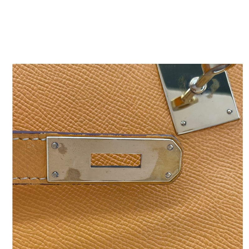 エルメス HERMES ケリー35 キャンディ □P刻 ジョーヌドール×マンゴー GD金具 エプソン レディース ハンドバッグ