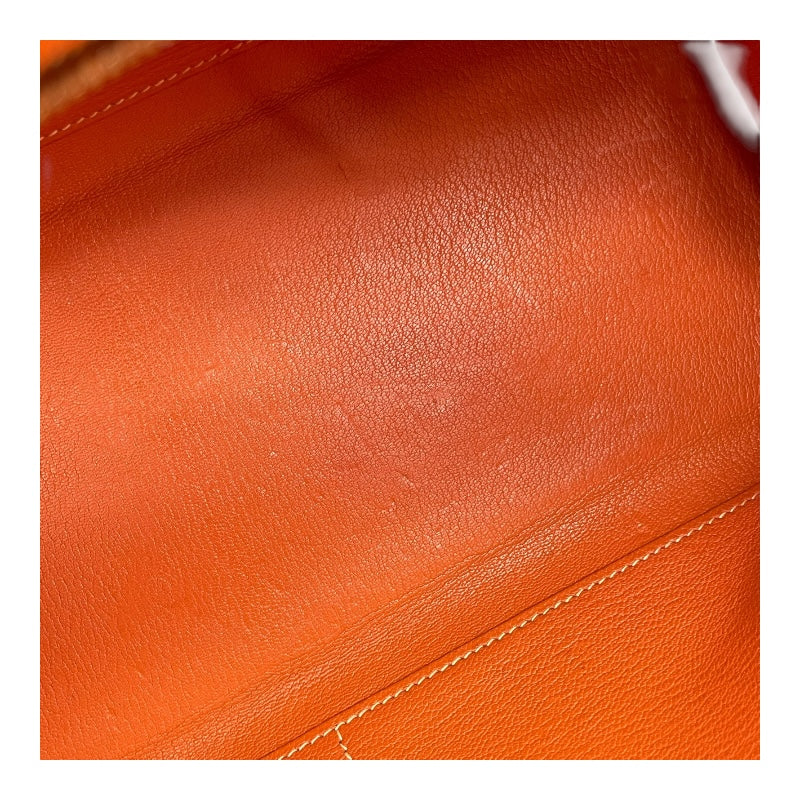 エルメス HERMES ケリー35 キャンディ □P刻 ジョーヌドール×マンゴー GD金具 エプソン レディース ハンドバッグ