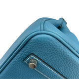 エルメス HERMES バーキン35 □E刻 ブルージーン SV金具 トゴ レディース ハンドバッグ