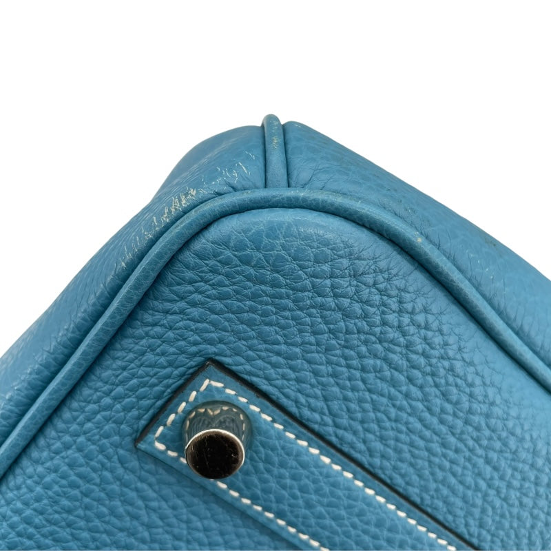 エルメス HERMES バーキン35 □E刻 ブルージーン SV金具 トゴ レディース ハンドバッグ