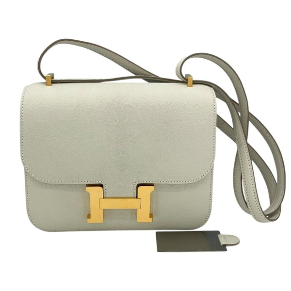 エルメス HERMES コンスタンス3 ミニ B刻 マッシュルーム GD金具 シェーブル レディース ショルダーバッグ