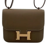 エルメス HERMES コンスタンス3ミニ W刻印 エトゥープ ピンクゴールド金具 エプソン レディース ショルダーバッグ