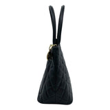 シャネル CHANEL 復刻トート A01804 7番台 ブラック GD金具 キャビアスキン レディース トートバッグ