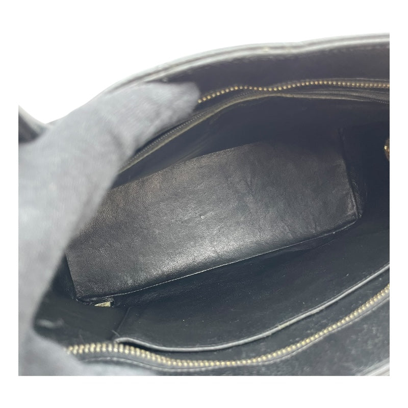 シャネル CHANEL 復刻トート A01804 7番台 ブラック GD金具 キャビアスキン レディース トートバッグ
