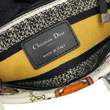 クリスチャン・ディオール Christian Dior レディディライト ミディアム ホワイト ゾディアックピクセル/キャンバス レディース ハンドバッグ