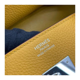 エルメス HERMES バーキン30 Y刻 ジューヌアンブル SV金具 トゴ レディース ハンドバッグ