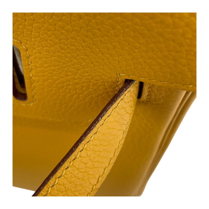 エルメス HERMES バーキン30 Y刻 ジューヌアンブル SV金具 トゴ レディース ハンドバッグ