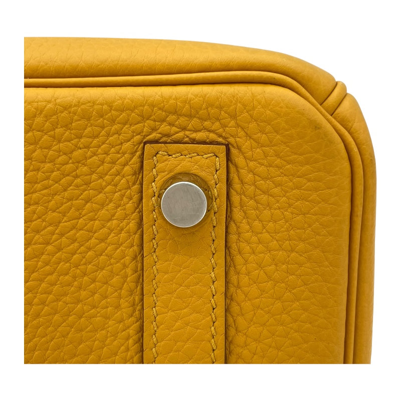 エルメス HERMES バーキン30 Y刻 ジューヌアンブル SV金具 トゴ レディース ハンドバッグ