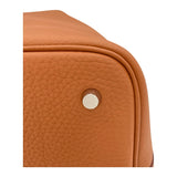 エルメス HERMES ピコタンロックMM K刻 ゴールド SV金具 トリヨンクレマンス レディース ハンドバッグ