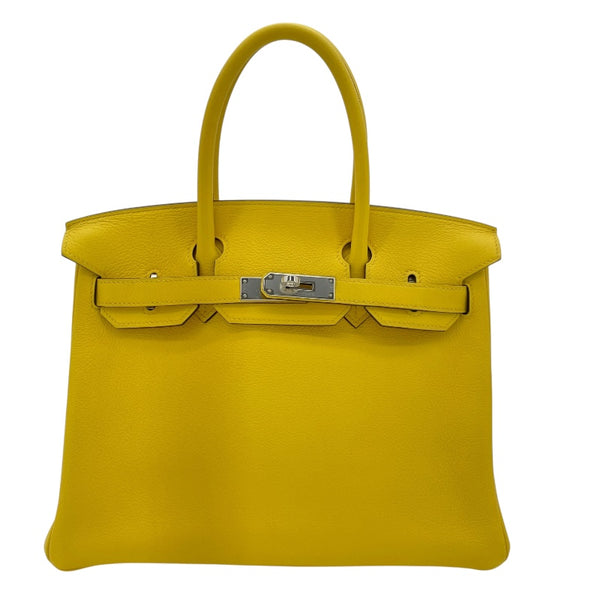 エルメス HERMES バーキン30 D刻 ジューヌナプル SV金具 トリヨンノビーヨ レディース ハンドバッグ