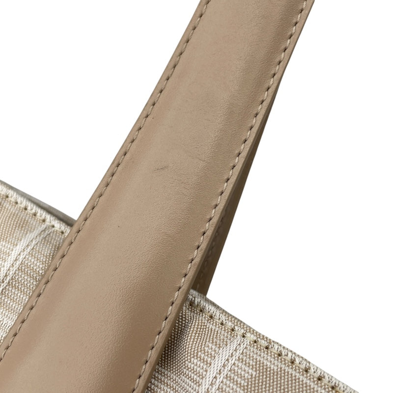 シャネル CHANEL ニュートラベルライン トート MM A15991 ベージュ GD金具 ナイロンジャガード レディース トートバッグ