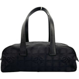 シャネル CHANEL ニュートラベルライン ボストン A15828　6番台 ブラック BK金具 ナイロンジャガード レディース ハンドバッグ
