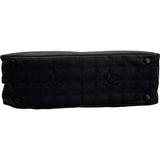 シャネル CHANEL ニュートラベルライン ボストン A15828　6番台 ブラック BK金具 ナイロンジャガード レディース ハンドバッグ