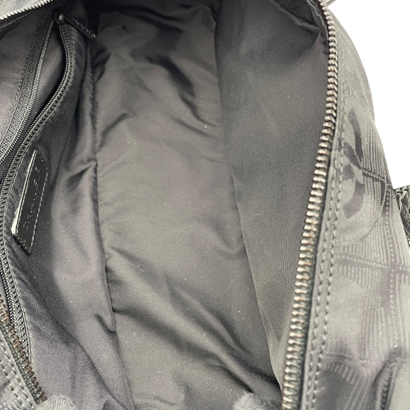 シャネル CHANEL ニュートラベルライン ボストン A15828　6番台 ブラック BK金具 ナイロンジャガード レディース ハンドバッグ