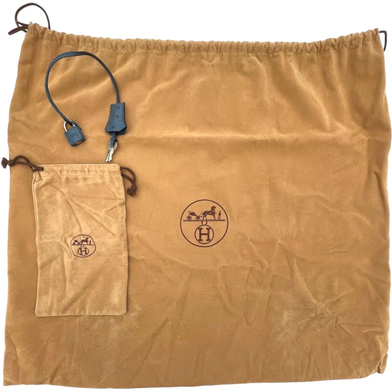 エルメス HERMES バーキン35 □E刻 ブルージーン SV金具 オーストリッチ レディース ハンドバッグ