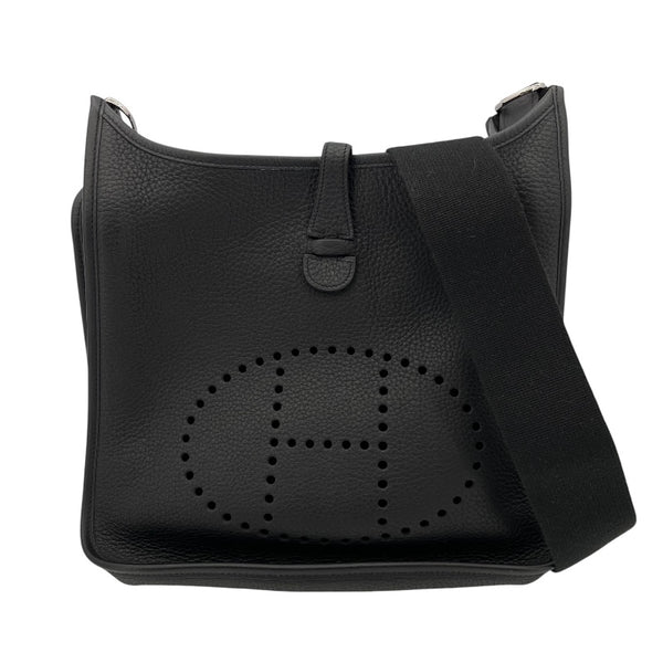 エルメス HERMES エヴリン2PM □K刻 ブラック SV金具 トリヨン レディース ショルダーバッグ