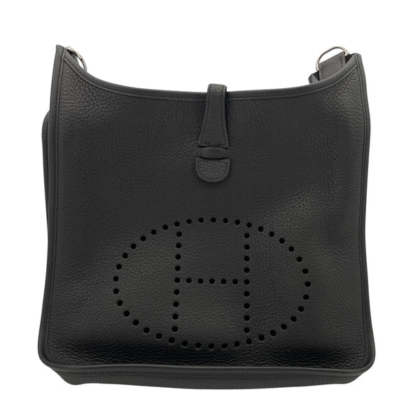エルメス HERMES エヴリン2PM □K刻 ブラック SV金具 トリヨン レディース ショルダーバッグ